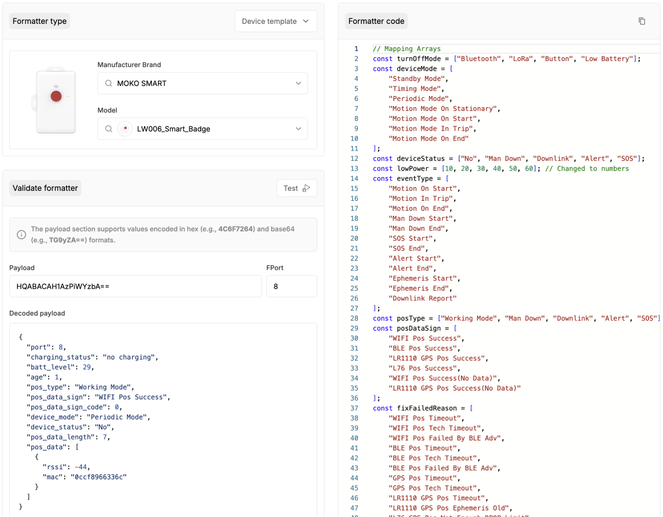 Binary to JSON Decoder